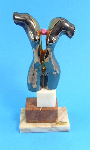 Galos figurine cuerpo de - galos, oro
