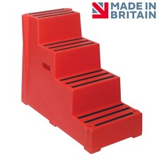 4 Step Premium Mounting Block in Red