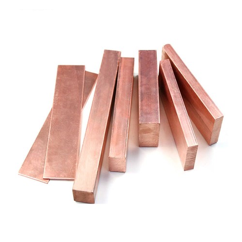 Copper metal flat - 99.9%, bar