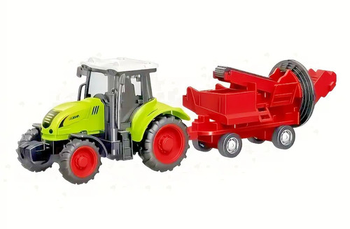 Young farmers tractor cattle - farmers,
