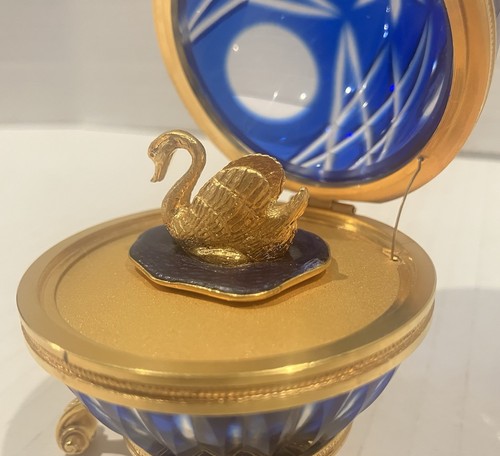 Faberge egg style blue - faberge,