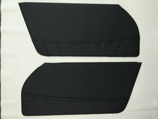 Porsche 912 Coupe (1965 – 1967) Door Panel, Pair, Black, German Vinyl