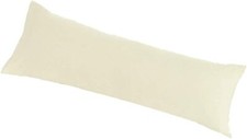 Bolster Pillow Hollowfibre Filled with Free Pillow Case Body Support Long Pillow