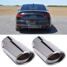2x Stainless Steel 2" Exhaust