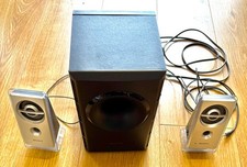 Sony SRS-D21 Active Desktop Stereo Speaker System With 2 Speakers And Subwoofer 