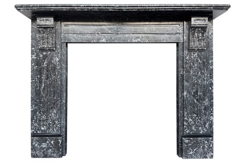 Antique victorian fireplace - antique,