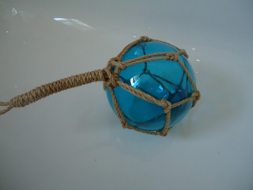 Large turquoise glass - turquoise,