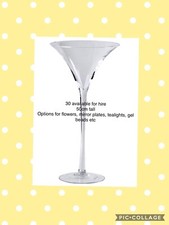 Martini VASES - 50cm tall. FOR