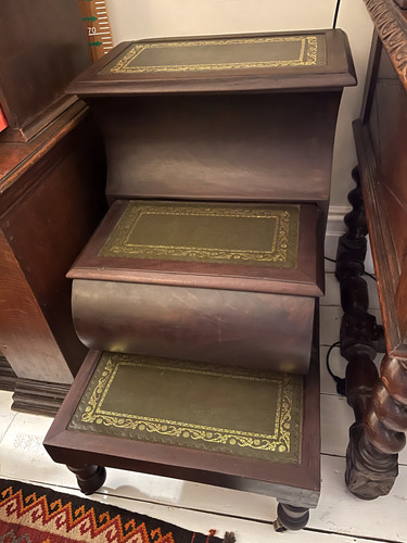 Antique set poss mahogany - antique,