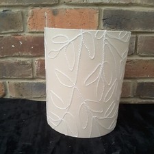 Tall Cream Beige Embroidered