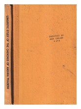 Trivedi, G. M. (Govind Mohan) Linguistic Study Of The Chenchus Of Andhra Pradesh