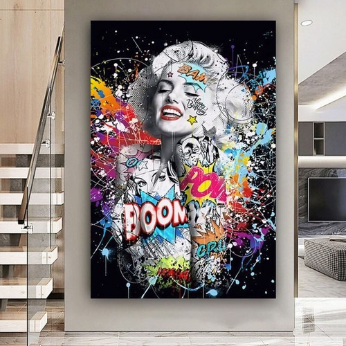 Marilyn monroe boom graffiti - boom,