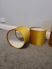 Lampshade Velvet Yellow