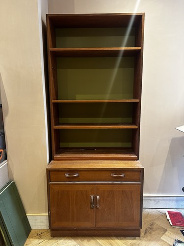 Mid century wooden bookshelves - mid,