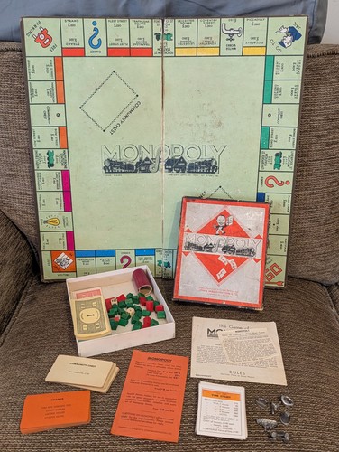 Original vintage monopoly - original,