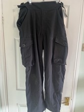 Ex Police Arktis Black Cargo Trousers Waterproof  with Liner. 36 Waist