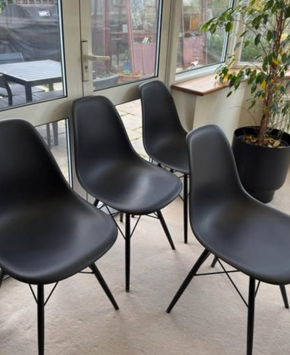 Vitra eames dsw chair black - eames,