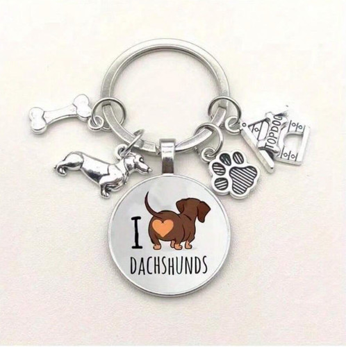 Love dachshunds keyring - i,