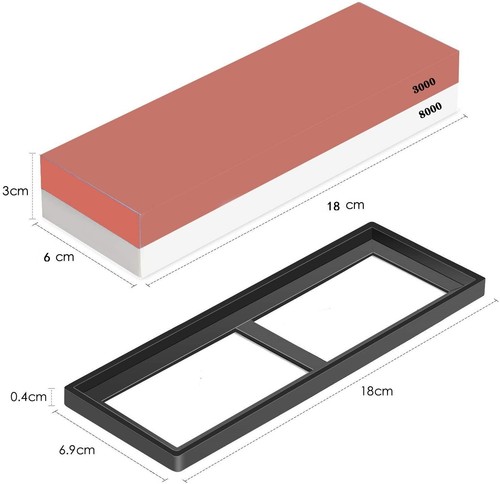Double sided whetstone knife - sided,