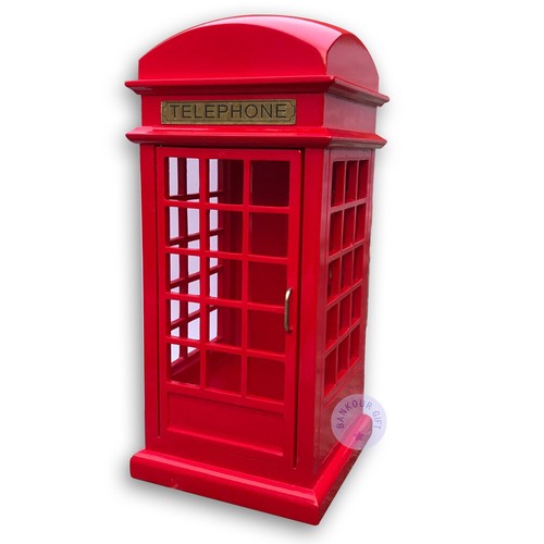 Wooden london telephone booth - wooden,
