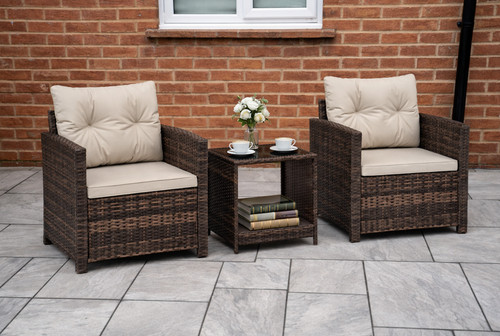 Rattan bistro set outdoor - bistro,