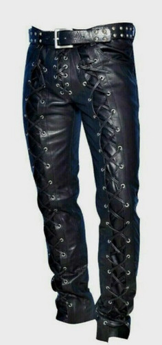 Men genuine leather black - men,