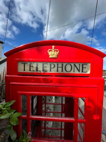 Vintage phonebox telephone - phonebox,