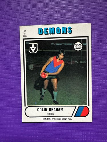 1976 scanlens vfl card 119 - vfl,