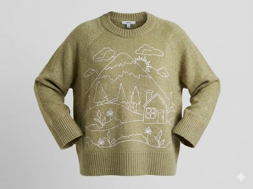 Next beige cottagecore - cottagecore, jumper