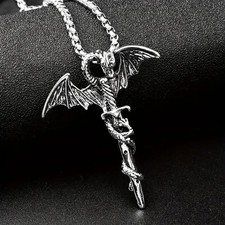 Dragon Sword Viking Pendant