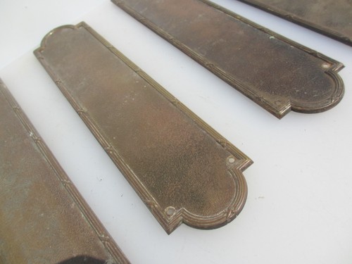 Antique brass finger - antique, plate