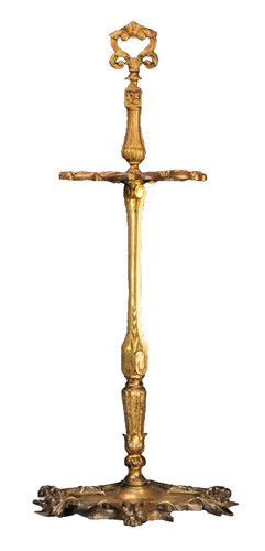 Antique brass fireside tool - brass,