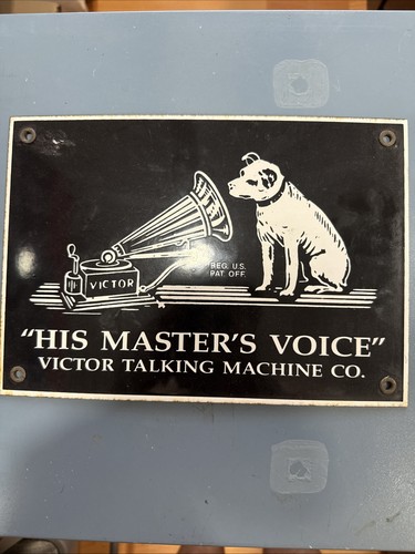 Rca nipper dog his master - rca,