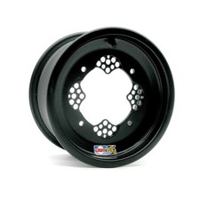 DWT ROK OUT 2 FRONT WHEEL 10x5 4/144 4+1 BLACK FOR SUZUKI LTR450