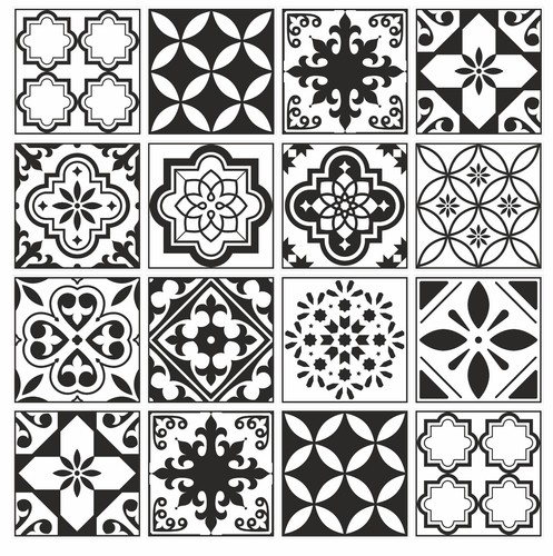 Tile stickers mosaic transfers - stickers,
