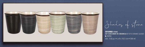 Shades stone ceramic - of,