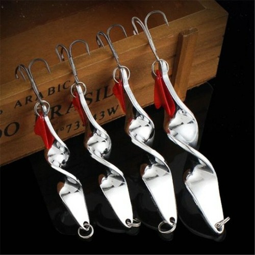 Spinner lure sizes silver - spinner/lure,