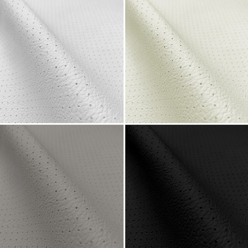 Perforated leather headliner - perforated,