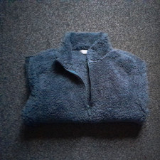 LADIED FLEECE FAUX FUR * DARK GREY * FULL FRONT ZIP * POCKETS* PRIMARK CARES