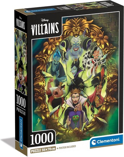 Disney villains puzzle 1000 - disney,
