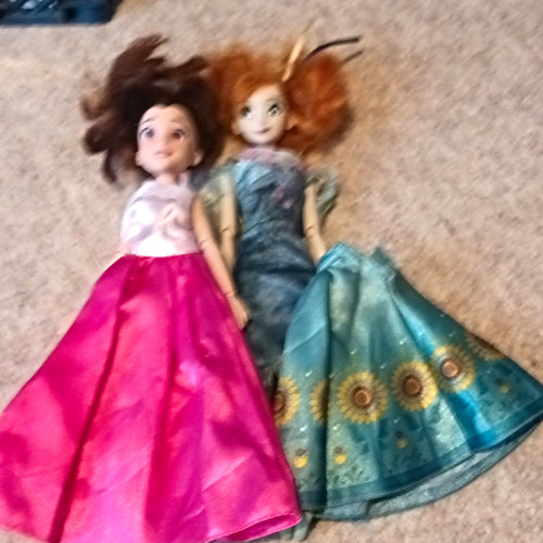 Disney princess anna - princess, merida