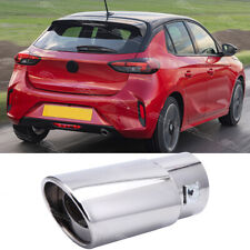 For Vauxhall Opel Corsa Chrome 2" Exhaust Tip Tail Pipe Muffler Stainless Steel