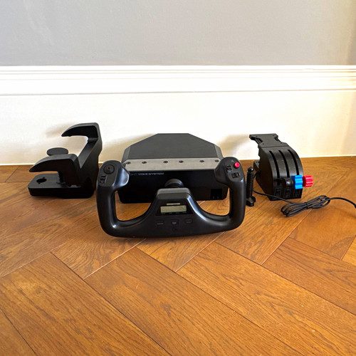 Logitech flight yoke system - logitech,