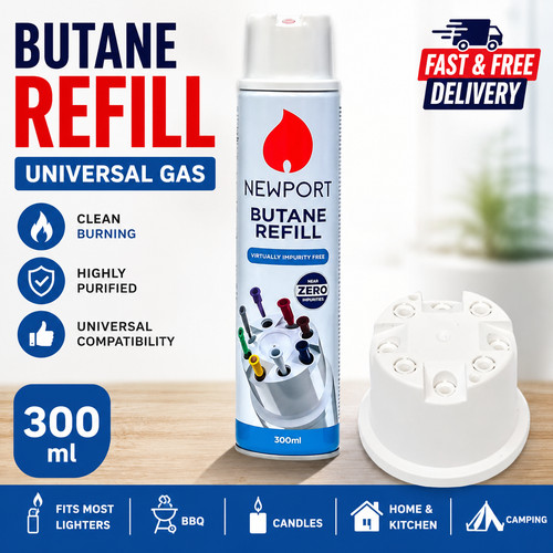 Newport butane gas refill - butane,