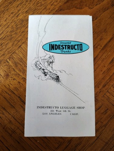 Indestructo luggage vintage - indestructo,
