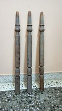 Antique Vintage Old Teak Wood Wooden Staircase Columns Post Bed-Side Pillar Leg