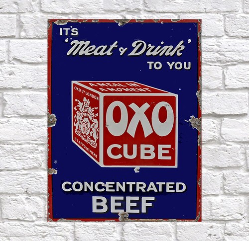 Oxo cube meat drink retro - oxo,