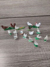 Vintage Toy Farm Poultry Chickens Ducks  Bundle 1:32 Unbranded +Britains sku20