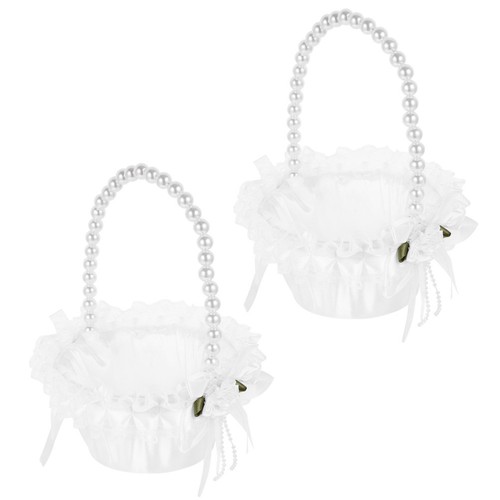 Pcs flower girl basket small - 2,