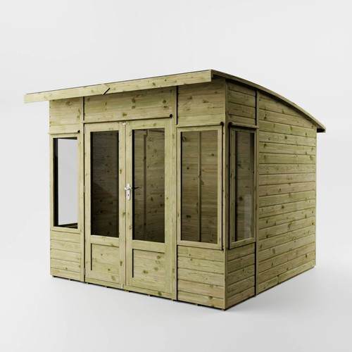 Curved roof summerhouse - curved,